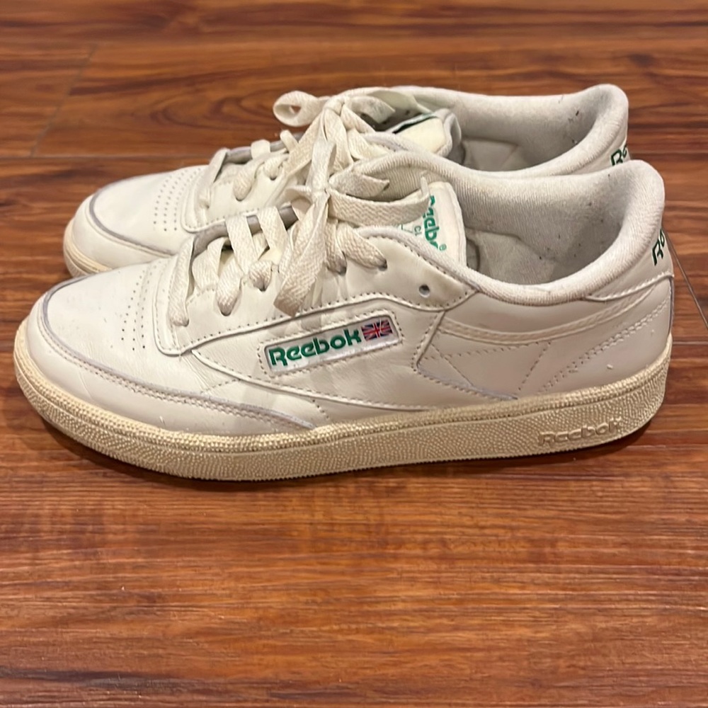 Reebok Off White Club C 85, Womens 7.5